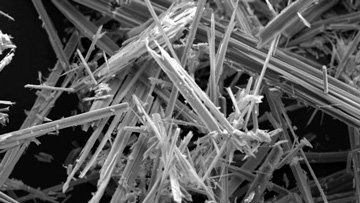 Asbestos fibres